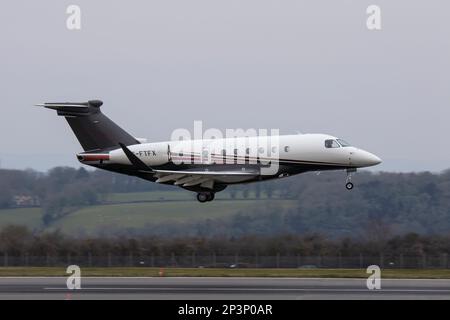 G-FTFX Embraer EMB-550 Praetor 600 Flexjet Bristol Airport EGGD 04/03/2023 Stockfoto