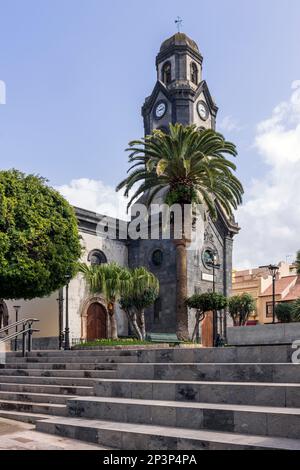 Wunderschöne Kirche Nuestra Senora de la Pena de Francia im Stadtzentrum von Puerto de la Cruz, Teneriffa, Kanarische Inseln Stockfoto
