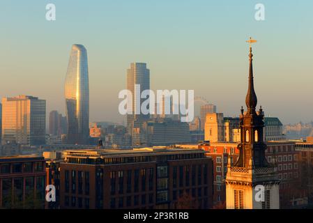 Die Aussicht vom Dach des One New Change, London Stockfoto