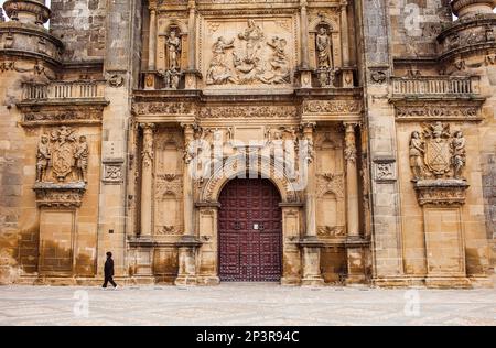 Fassade von Sacra capilla del Salvador, Kirche von Salvador (16. Jahrhundert) an der Plaza de Vázquez Molina, Úbeda. Provinz Jaén. Andalusien. Spanien Stockfoto