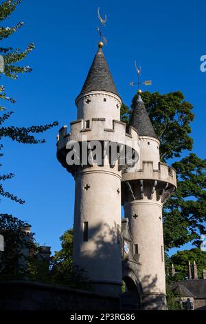 Powis Gate an der University of Aberdeen, Schottland, Großbritannien, Europa Stockfoto