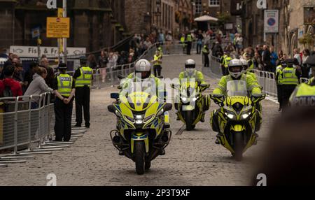 Während der Lügen im Staat Königin Elizabeth II. In Edinburgh, Schottland. Stockfoto