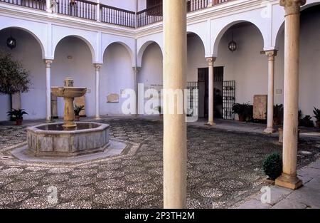 Casa de Castril. Archäologisches Museum. In Carrera del Darro 41. Granada. Andalusien, Spanien Stockfoto