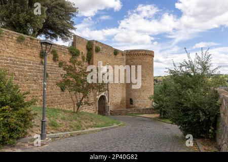 Orvieto: Ein mittelalterliches Juwel im Herzen Italiens Stockfoto