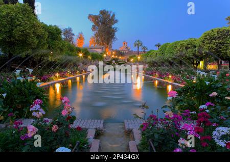 Cordoba.Andalusia Spanien: Alcazar der christlichen Könige. Gärten Stockfoto