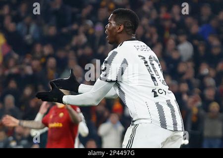 Rom, Italien. 05. März 2023. 10 während DES Spiels AS Roma vs Juventus FC, italienisches Fußballspiel Serie A in Rom, Italien, März 05 2023 Kredit: Independent Photo Agency/Alamy Live News Stockfoto