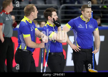 London, Kanada. 05. März 2023. Team Alberta. Kredit: Luke Durda/Alamy Live News Stockfoto