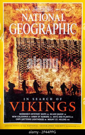 Ausgabe des Magazins National Geographic Mai 2000 Stockfoto