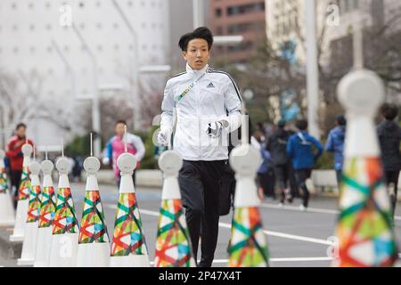 Tokio, Japan. 5. März 2023. Allgemeine Ansicht, 5. März 2023 - Tokyo Marathon 2023 in Tokio, Japan. Kredit: Michael Steinebach/AFLO/Alamy Live News Stockfoto
