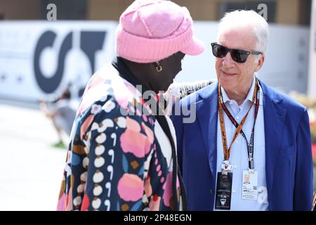 Manama, Bahrain. 04. März 2023. MANAMA, BAHRAIN, Sakhir Circuit, 04. März 2023: Piero FERRARI, gesehen während des Formel-1-Grand Prix von Bahrain auf der Bahrain International Circuit in der Nähe von Manama City in der Stadt Sakhir am 4. März. 2023. Formel 1 - F1 Motorsport, gebührenpflichtiges Bild, Foto und Copyright © Jun QIAN/ ATP images (QIAN Jun/ATP/SPP) Guthaben: SPP Sport Press Photo. Alamy Live News Stockfoto