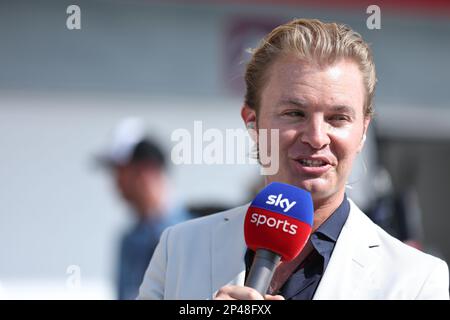 Manama, Bahrain. 04. März 2023. MANAMA, BAHRAIN, Sakhir Circuit, 04. März 2023: Nico ROSBERG, am 4. März beim Bahrain Formel 1 Grand Prix auf der Bahrain International Circuit in der Nähe von Manama in der Stadt Sakhir. 2023. Formel 1 - F1 Motorsport, gebührenpflichtiges Bild, Foto und Copyright © Jun QIAN/ ATP images (QIAN Jun/ATP/SPP) Guthaben: SPP Sport Press Photo. Alamy Live News Stockfoto