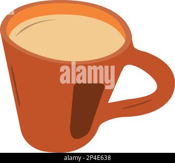 eine tasse Kaffee, eine Tasse Tee, eine Tasse Kaffee mit Herz Stock Vektor