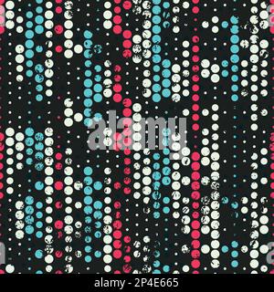 Grunge Circles nahtloses Muster Stock Vektor