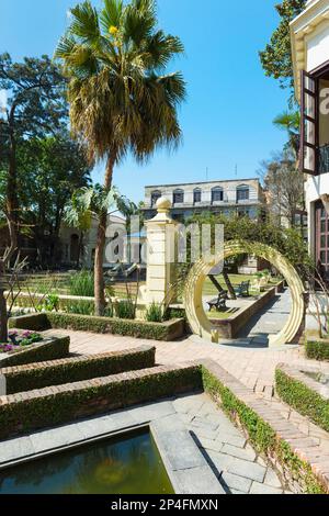 Garten der Träume, Kaiser Mahal Palast, Thamel Viertel, Kathmandu, Nepal Stockfoto