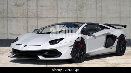 Lamborghini Aventador SVJ. Das schnellste Auto in der Geschichte der Marke Stockfoto