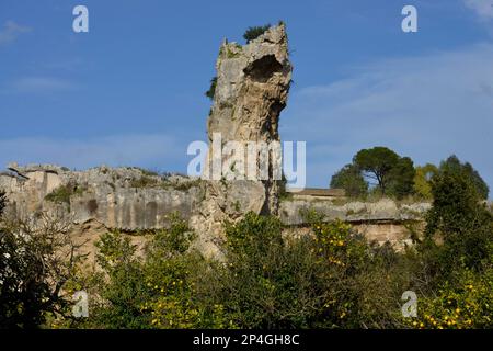 Latomia del Paradiso, Neapolis, Syracuse, Sizilien, Italien Stockfoto