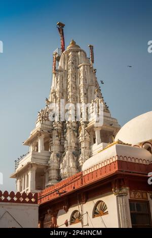 Indien, Rajasthan, Bikaner, Seth Bhandasar, (Bhanda Shah Mandir) Jain-Tempel außen Stockfoto