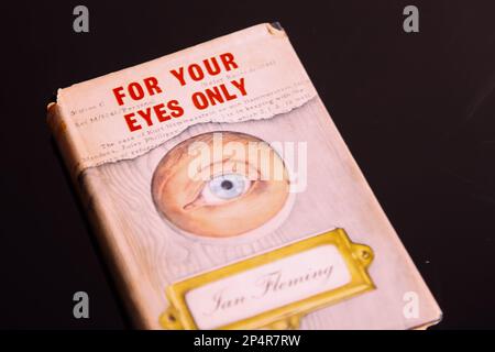 James Bond 007 Buch for Your Eyes Only, Five Secret Anlässe in the Life of James Bond, Hardback, von Ian Fleming Stockfoto