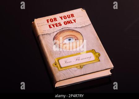 James Bond 007 Buch for Your Eyes Only, Five Secret Anlässe in the Life of James Bond, Hardback, von Ian Fleming Stockfoto