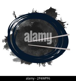 Gastronomie oder Restaurant-Vektor-Logo-Design. Vorlage für Illustrationsdesign. Stock Vektor