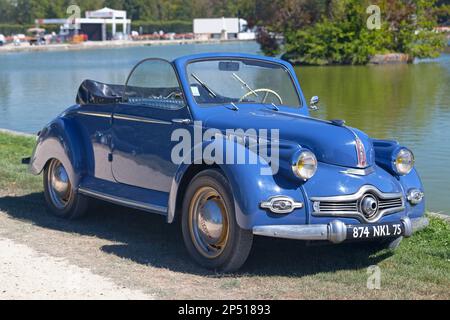 Chantilly, Frankreich – September 03 2016: Der Panhard Dyna X war eine leichte berline, die vom visionären Ingenieur Jean Albert Grégoire und First entworfen wurde Stockfoto