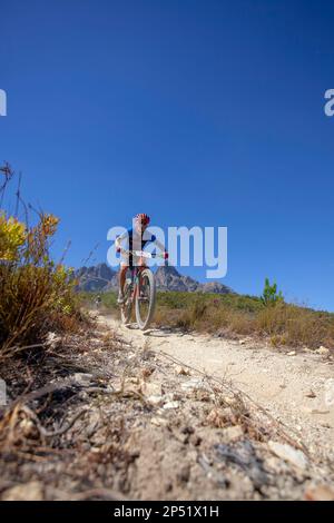 Mountainbike-Touren im ABSA Cape Epic Stockfoto