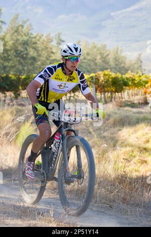 Mountainbike-Touren im ABSA Cape Epic Stockfoto