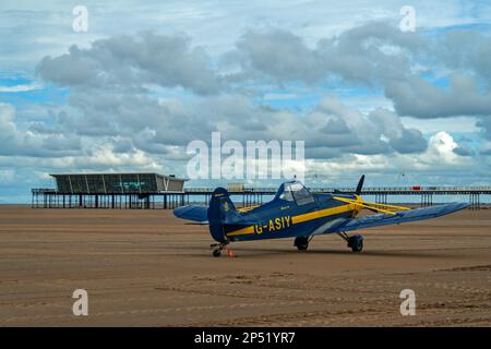 Piper PA-25-235 Pawnee. Southport Flugschau 2010. Stockfoto