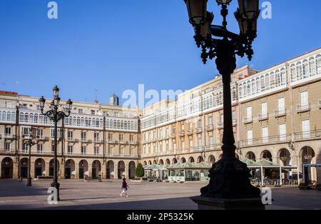 Plaza de Maria Pita, Coruña Stadt, Galicien, Spanien Stockfoto