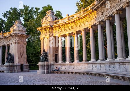 Retiro-Park. Madrid. Spanien. Stockfoto