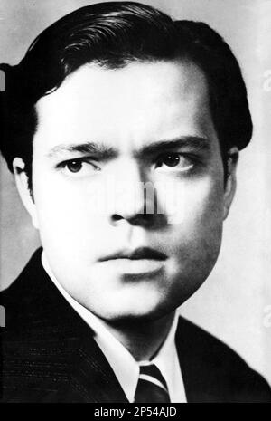 1934 , USA : der amerikanische Filmschauspieler und Regisseur ORSON WELLES ( 1915 - 1985 ) im Alter von 19 Jahren . - KINO - Porträt - Ritratto - regista - attore --- Archivio GBB Stockfoto