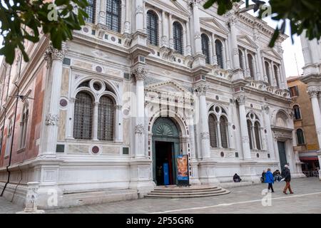 Sala Grande Superiore in Scuola Grande di San Rocco, Sestiere di San Polo, Venedig, Italien Stockfoto