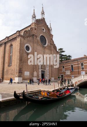 Ich Frari Kirche, San Polo Viertel, Venedig, Italien Stockfoto