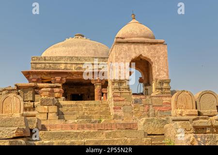 Historische Überreste des Harshat Mata Tempels in Abhaneri Indien Stockfoto