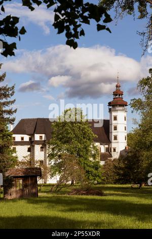 Schloss Velke Losiny in Nordmähren, Tschechische Republik Stockfoto