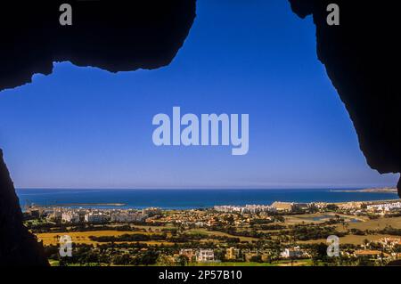 Übersicht über Almerimar. Provinz Almeria, Andalusien, Spanien. Stockfoto