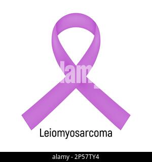 Krebsband. Leiomyosarkom. Vektordarstellung. Stock Vektor