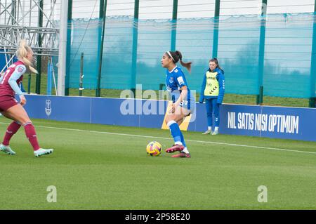 Walton, Liverpool. 05/03/2023, WSL Everton V Aston Villa im Walton Park Stadium, Liverpool Gewinnt Aston Villa mit 2,0 Punkten (Terry Scott/SPP) Guthaben: SPP Sport Press Photo. Alamy Live News Stockfoto