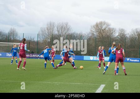 Walton, Liverpool. 05/03/2023, WSL Everton V Aston Villa im Walton Park Stadium, Liverpool Gewinnt Aston Villa mit 2,0 Punkten (Terry Scott/SPP) Guthaben: SPP Sport Press Photo. Alamy Live News Stockfoto