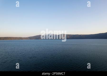 Nicaragua Landschaft mit Lagune vor dem Hotel Stockfoto