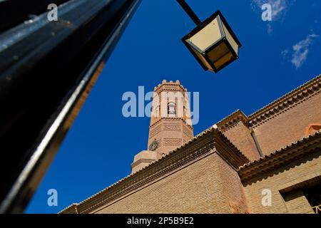 Zaragoza Provinz, Aragon, Spanien: Tauste.Church von Santa María. Mudejar-Stil. Cinco Villas. Stockfoto