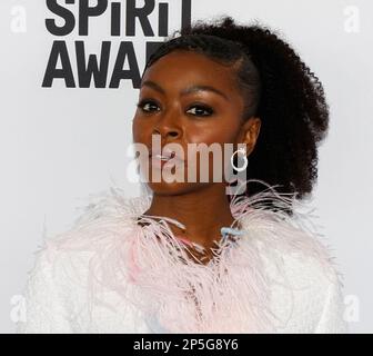 Santa Monica, Kalifornien - 04. März 2023: Danielle Deadwyler nimmt an den Film Independent Spirit Awards 2023 Teil Stockfoto