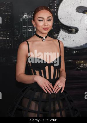 New York, New York, USA. 6. März 2023. Devyn Nekoda bei Ankunft für SCREAM VI Premiere, AMC Lincoln Square, New York, NY 6. März 2023. Kredit: CJ Rivera/Everett Collection/Alamy Live News Stockfoto