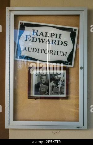 Wahrheit oder Konsequenzen, NM, USA - 1. Mai 2022: Das Ralph Edwards Civic Center Stockfoto