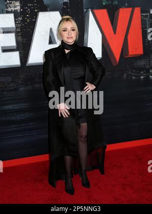 New York City, NY, 6. März 2023, New York City, NY, 06/03/2023, Hayden Panettiere nimmt an der "Scream VI" Weltpremiere Teil, die am 6. März 2023 im AMC Lincoln Square Theater in New York City, NY ©Steven Bergman/AFF-USA.COM stattfindet Stockfoto