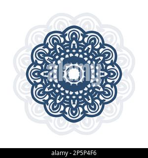 Luxuriöse Mandala Mit Zierdesign, Mandala-Design Mit Blumenmuster, Vorlage Für Hintergrundbilder Stock Vektor