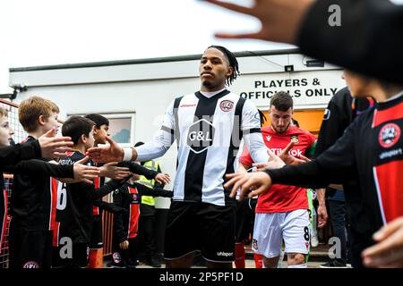 04/03/2023 Maidenhead United gegen Wrexham, National League. York Road. Teilnahme: 3.534. Stockfoto