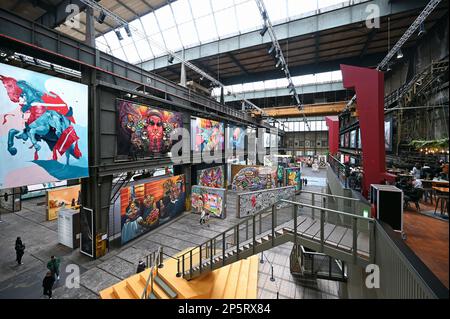 STRAAT, Museum für Street Art und Graffiti, NDSM Plein, Amsterdam, Niederlande Stockfoto