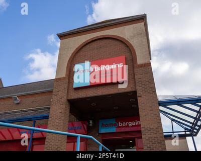 Home Bargain Discount Store, St Peters Way, Northampton, Großbritannien Stockfoto