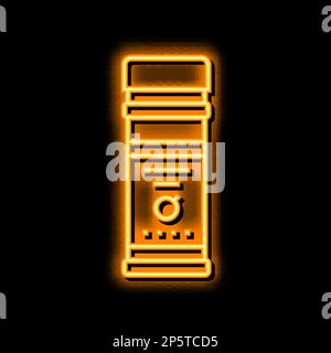 Abbildung des Symbols „Gewürzzzzwiebeln Neonlicht“ Stock Vektor